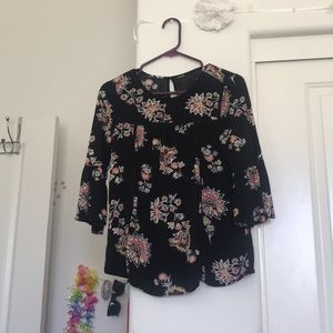 floral blouse